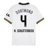 Officiële Voetbalshirt + Korte Broek Borussia Dortmund N. Schlotterbeck 4 Derde 2024-25 - Kids